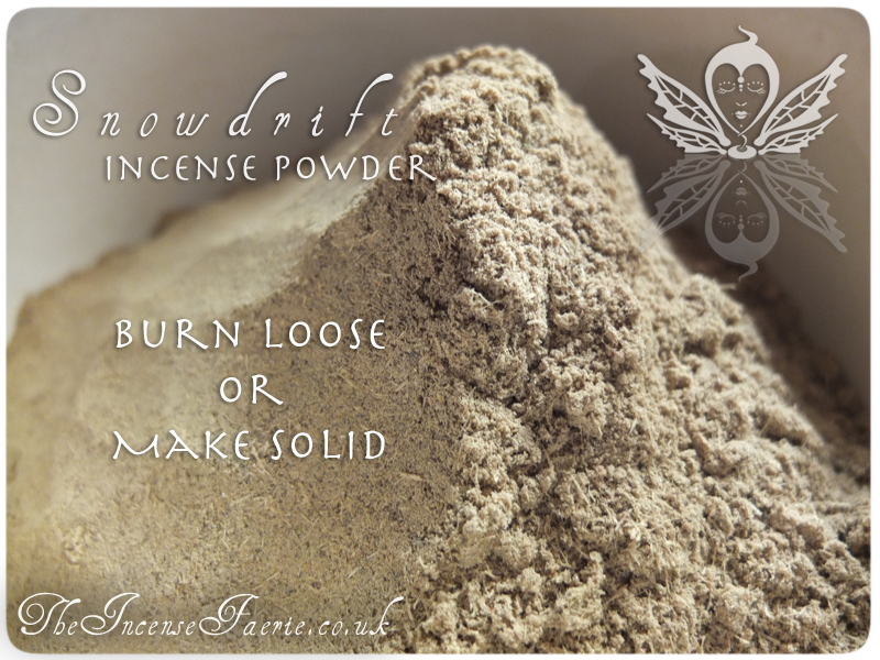 Snowdrift Powder - burn loose or make solid